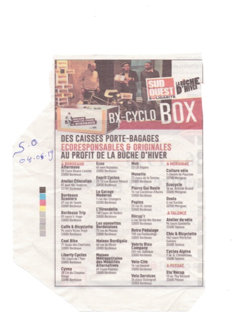 BxCyCloBox SudOuet annonce